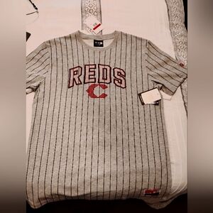 Cincinnati red new era shirt men's size large